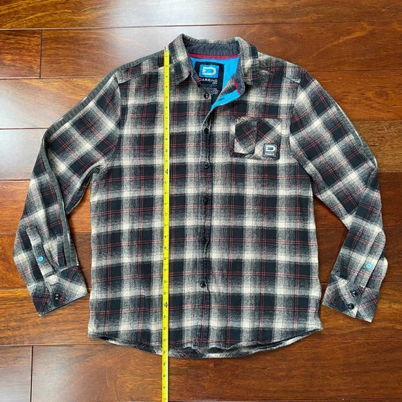 Vintage Darring USA Men's Flannel Plaid Button Down Shirt Size L 100% Cotton - Picture 10 of 10